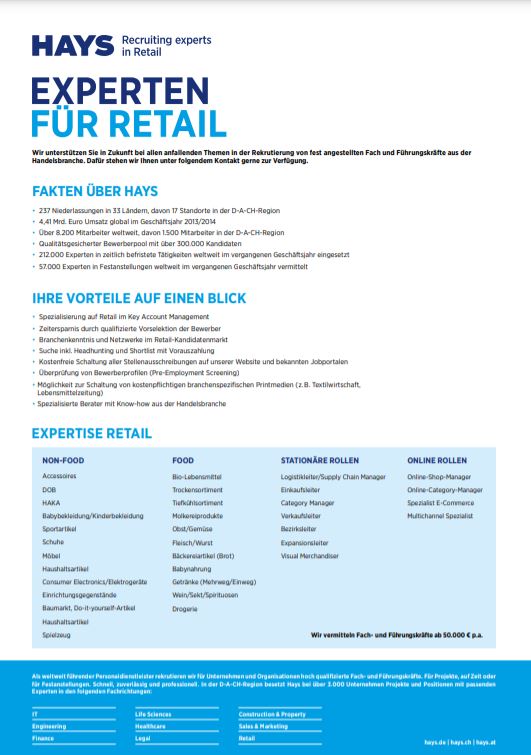 Retail Factsheet