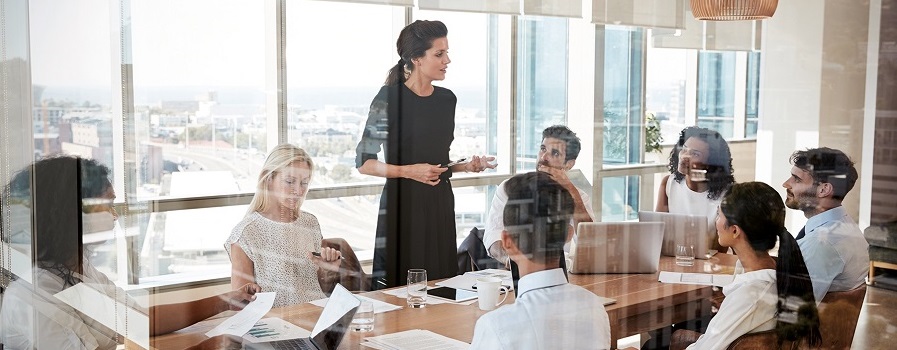 Business people in meeting